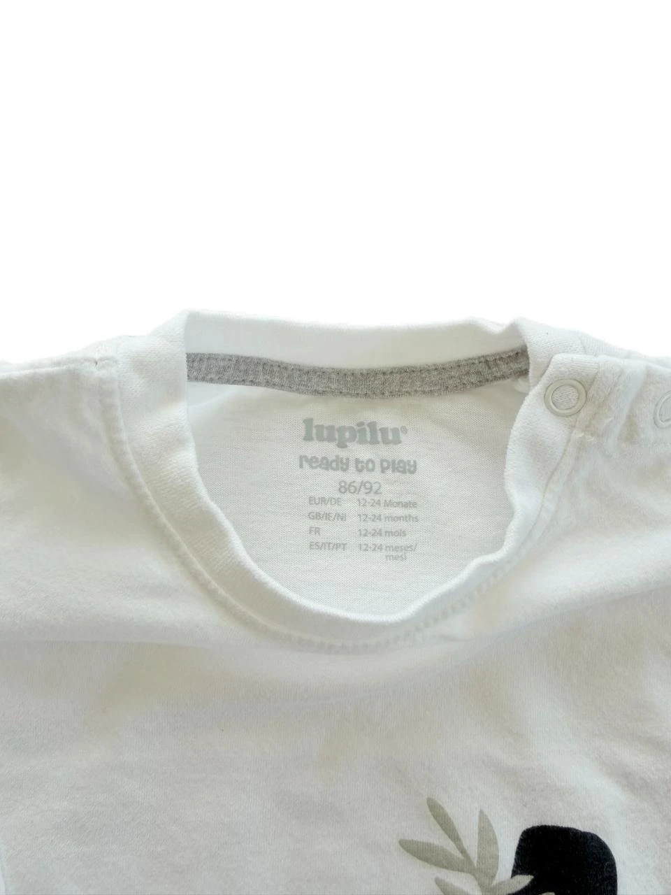 T-shirt de manga longa branco coala Lupilu 86-92 cm – photo 3
